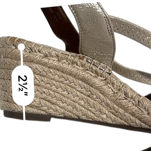 Clarks Artisan Gold Petrina Lulu Womens Casual espadrille wedge Sandals Size 7.5 - Picture 8 of 10